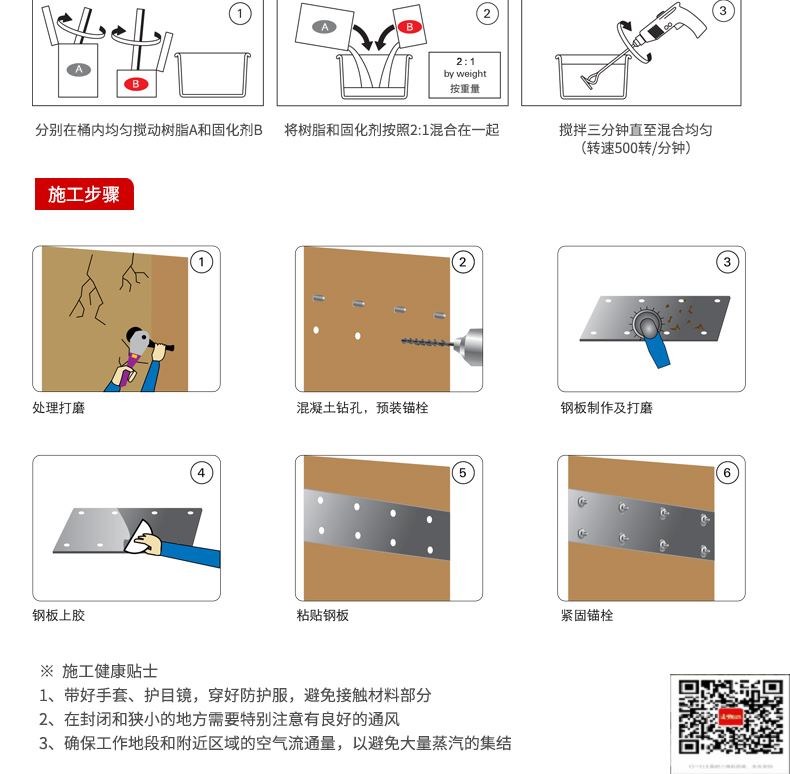 包钢大田粘钢加固施工过程